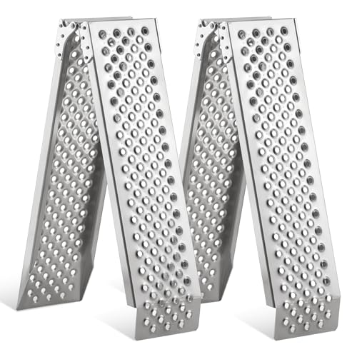 バイク スロープ 折りたたみ式 gardhom 160cm 荷重680kg アルミ ラダーレール 幅広 21.5CM オートバイク適用 段差解消50CM アルミブリッジ 自転車 四輪バギー 草刈り機 除雪機用 2本セット 1枚目 画像