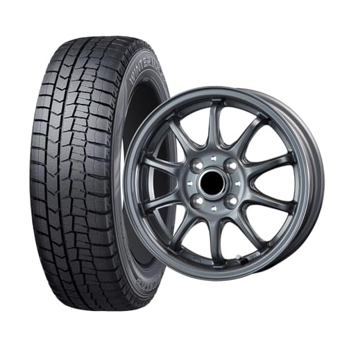 ダンロップ(DUNLOP)【スタッドレスタイヤ・ホイール4本セット】155/65R14 75Q WINTER MAXX 02 & 14×4.5J PCD100/4H +45 ZT10 1枚目 画像