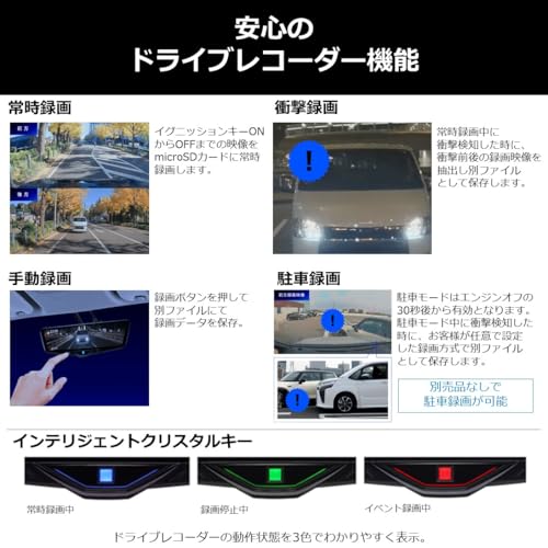 アルパイン(ALPINE) ドライブレコーダー搭載 12インチデジタルミラー(純正ミラー交換タイプ/車内リアカメラ) デジタルズーム機能搭載モデル DVR-DM1246A-IC 【取付キット別売】 中間 画像