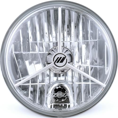 IPF ヘッドライト ASSY ハロゲン H4 丸形 2灯式 マルチリフレクター ポジション付き 3ポイント付き 純正採用品 HL-51 画像1