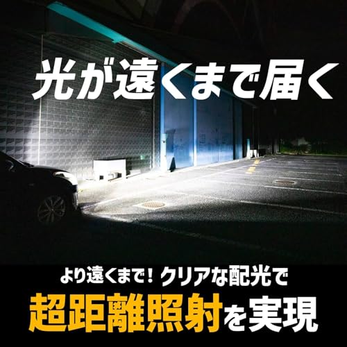 HID屋 H4 LED ヘッドライト 21600cd(カンデラ) 爆光 ホワイト 車検対応 配線レス 純正サイズ 12V 2本1セット Sシリーズ 中間 画像