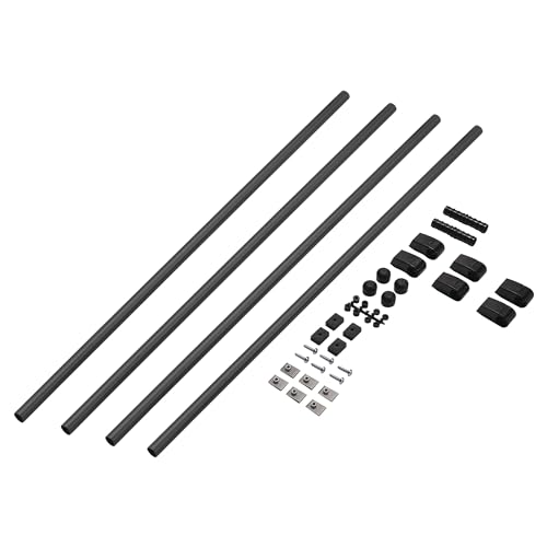 カーメイト(CARMATE) クロスライド 車内収納 サイドバー ブラック ハイエース キャラバン 用 左右セット NS122BK 画像1