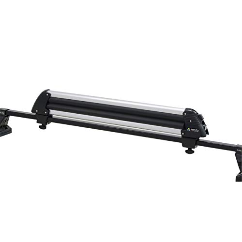 Terzo テルッツォ (by PIAA) スキー・スノーボードキャリア スノーボード 4枚又はスキー6セット フラットロング スリット メタルシルバー 片側開き ロック付 ES139SL 中間 画像