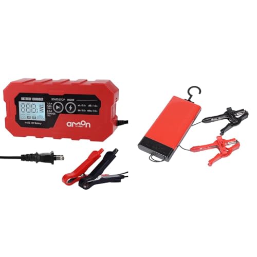 【セット買い】エーモン(amon) Amazon.co.jp限定 バッテリーチャージャー 4869 + Amazon.co.jp限定 メモリーバックアップ 4977 画像1