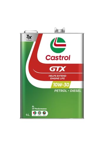Castrol(カストロール) エンジンオイル GTX 10W-30 SL/CF Performance 4L 4輪ガソリン/ディーゼル車両用 1枚目 画像