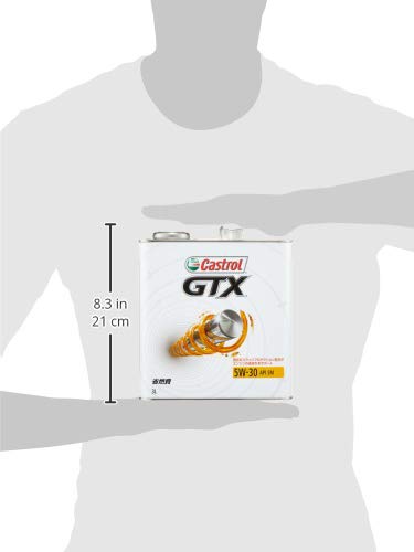 Castrol(カストロール) エンジンオイル GTX 5W-30 API SM 3L 4輪ガソリン車専用 中間 画像
