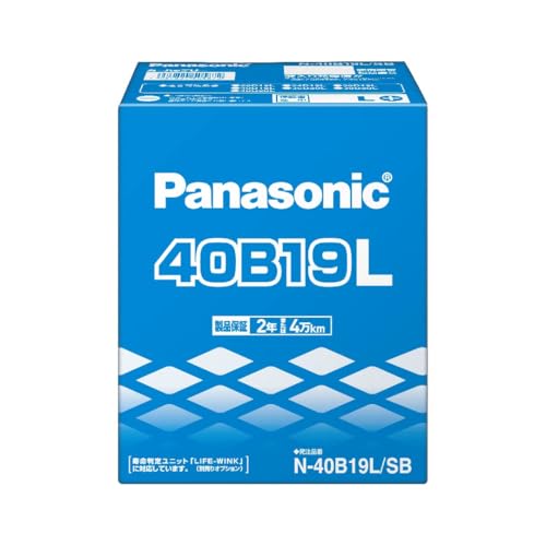パナソニック(Panasonic) 国産車バッテリー SBシリーズ N-40B19L/SB 標準車用 Battery 1枚目 画像