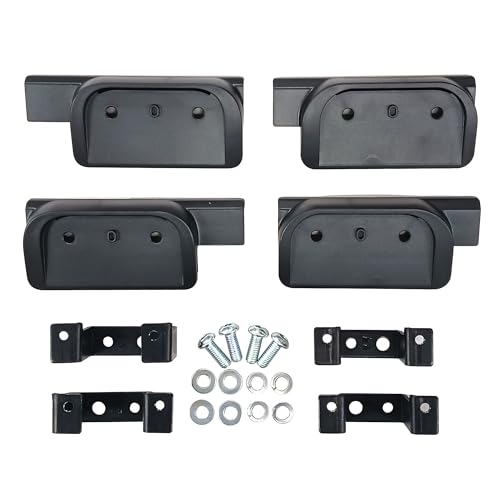 Terzo テルッツォ (by PIAA) ベースキャリア 車種別取付ホルダーセット 4個入 ダイレクトルーフレールタイプ ブラック 【トヨタ カローラクロス(ハイブリッド含む）年式 R3.9~ 型式 ZSG1#.ZVG1#】 DR26 中間 画像