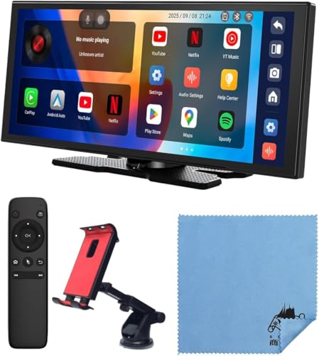 【正規品】 オットキャスト スクリーン AI Ottocast Screen AI 11.4インチ ディスプレイオーディオ 車載ディスプレイモニター Android15搭載 アプリを自由にインストール CarPlay＆Android Autoに対応 プラグ&プレイ フルセット (N95C-full) 画像1