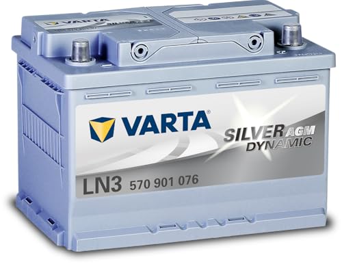VARTA(バルタ) Silver Dynamic AGM LN3 (570 901 076) 輸入車・国産車用バッテリー アイドリングストップ車/標準車 <長期保証>ドイツ車適合 1枚目 画像” loading=”lazy” decoding=”async” data-id=”16191″ /></figure>
<p>輸入車や国産のアイドリングストップ車、さらには標準車にまで幅広く対応するバッテリーをお探しの方に、VARTA Silver Dynamic AGM LN3は有力な選択肢の一つです。<br />特にドイツ車をはじめとした高性能車両に適合し、信頼性の高さで評価されています。<br />ここではその基本スペックと特徴を詳しく解説し、ユーザーが抱えがちなバッテリーの問題点とどう向き合うべきかについても触れていきます。</p>
<h3><span id=