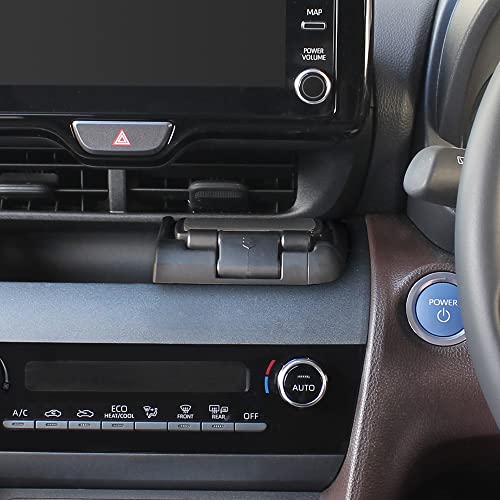 槌屋ヤック(Tsuchiya Yac) 車種専用品 トヨタ ヤリスクロス 専用 スマートフォンホルダー ブラック SY-YA6 中間 画像