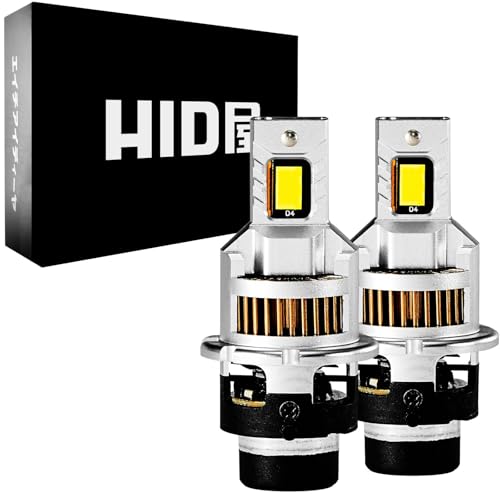 HID屋 D2S 19300cd(カンデラ) LED ヘッドライト 爆光 ポン付け 配線なし 12V 6500K ファン付き 加工不要 DSシリーズ 1枚目 画像