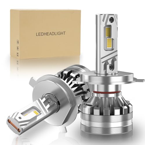 【40000LM 圧倒的な明るさ】Perrace H4 LED ヘッドライト 車検対応 Hi/Lo 切り替え 角度調整 140Wハイパワー 爆光 ledへツドライトh4 6500K ホワイト 冷却ファン付き 最強カットライン再現 IP68防水 12V/24V兼用 バルブ 2個セット 1枚目 画像