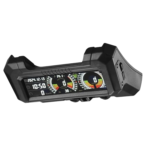 カーメイト(Carmate) ジムニー専用 GPS デジタル ランド メーター 【 ジムニー (JB64W) ジムニーシエラ (JB74W)】 車 後付け 傾斜計 スピードメーター ピッチ ロール 日付 時計 時速 高度 電圧 表示 GPS CX504K 1枚目 画像