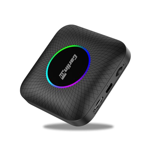 CarlinKit Tbox Ambient 8+128GB Android13.0システム ワイヤレスCarPlay/Android Autoアダプター 無線接続 Youtube/Netflix 等の動画再生 TF/SD/SIMカード対応 内蔵GPS 有線カープレイ搭載車両に対応 画像1