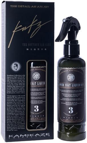 【KAMIKAZE COLLECTION】OVER COAT LIQUID 6.0 スプレーコーティング 超撥水 艶 300ml メンテナンス 車用コーティング剤 神風コレクション 1枚目 画像