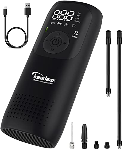 Kaedear(カエディア) バイク 空気入れ バイク用 エアポンプ 電動 エアーポンプ 電動空気入れ 充電式 usb スマートエアポンプ 2000mah×2 合計4000mah/14.8wha 150PSI typeC オートバイ 自転車 車 モバイルコンプレッサー KDR-AP1 1枚目 画像