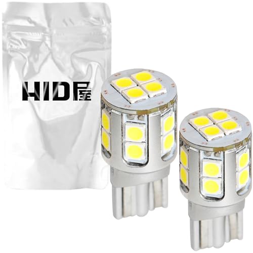 HID屋 T10 1930lx(ルクス) LED ポジションランプ ナンバー灯 ルームランプ ドア下ランプ トランクルーム 爆光 ホワイト 6500k 2個セット 1枚目 画像