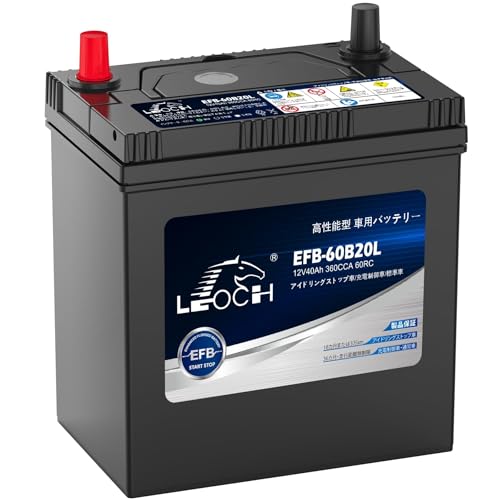 LEOCH 車用バッテリー EFB-60B20L (60B20L / M-42)アイドリングストップ車/充電制御車/標準車 カーバッテリー コスパ最強 長寿命 メンテナンスフリー 1枚目 画像