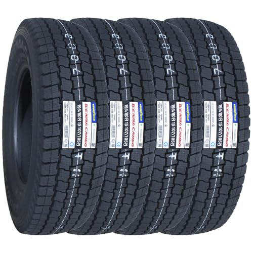 グッドイヤー(GOODYEAR) スタッドレスタイヤ ICE NAVI CARGO 195/80R15 107/105N 4本セット 画像1