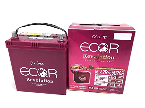 GS YUASA ER-M-42R/55B20R [ ECO.R Revolution ] 国産車バッテリー アイドリングストップ車対応 【 ジーエス ユアサ 】 中間 画像