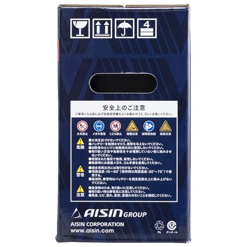 アイシン(AISIN) 車用 バッテリー 60B24L (55B24L 46B24L) 標準車/充電制御車対応 RED LABEL BTRAZ-9060B24L 中間 画像