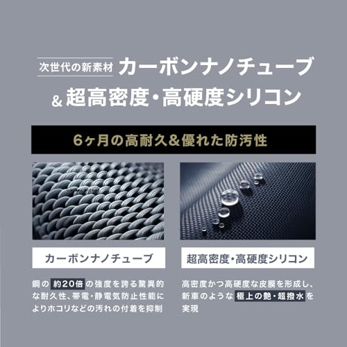 【RHET.】 車 コーティング 最強 レト 日本製 大容量 次世代型撥水コーティング 新素材カーボンナノチューブ配合 『驚きの艶と撥水』 グラフェンコーティング 400ml 中間 画像