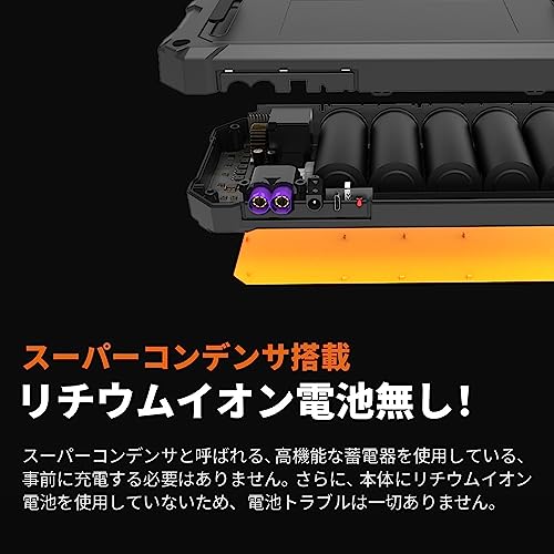 Autowit Super Cap2 ジャンプスターター 12V スーパーコンデンサ搭載 リチウムバッテリー無し 事前充電不要 高安全性 急速充放電 12V車用エンジンスターター（最大7.0Lガソリン車・4.0Lディーゼル車対応） 内蔵式スーパーキャパシタ 低劣化 長寿命 収納ケース付き メーカー2年保証 中間 画像