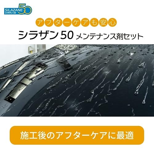 【メンテナンス剤セット】Zeus clear シラザン50 自動車用ガラスコーティング剤 メンテナンス剤セット LLサイズ 最後 画像