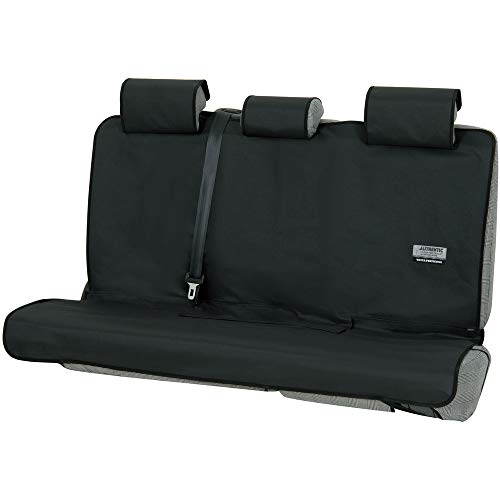 ボンフォーム(BONFORM) シートカバー ファインテックス 軽/普通車 後席単品 防水 取付簡単 丸洗いOK リヤ(シートベルト対応) ブラック 4361-28BK 画像1