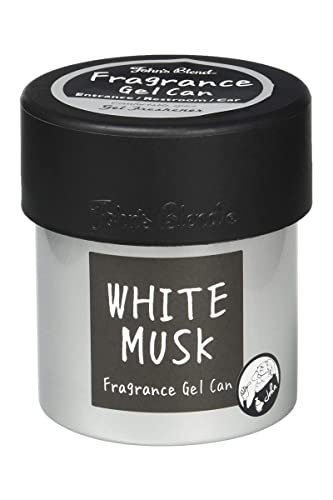 ホワイトムスク 車 芳香剤 ジョンズブレンド フレグランスジェルカン 約4週間分 置き型 OA-JON-38-1 車用芳香剤 誕生日プレゼント 中間 画像