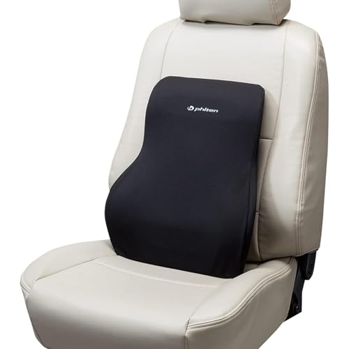 ボンフォーム(BONFORM) シートクッション ファイテン 背当て 38×47cm ブラック アクアチタン使用 低反発 疲労対策 phiten 5815-08BK 最後 画像