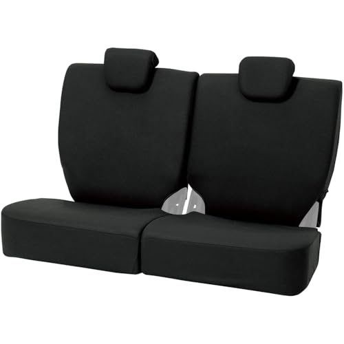 ボンフォーム(BONFORM) シートカバー カラードカバー 軽リヤ分割用 ブラック 4055-27-08 画像1