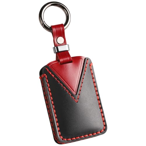 【smasol】互換品 新型 マツダ CX-80 CX8 CX5 CX30 MX30 CX60 CX-30 CX-8 ロードスター 本革 キーケース レザー キーカバー マツダ3 マツダ6 スマートキーケース アクセサリー 本革 黒 / 3ボタン 最後 画像