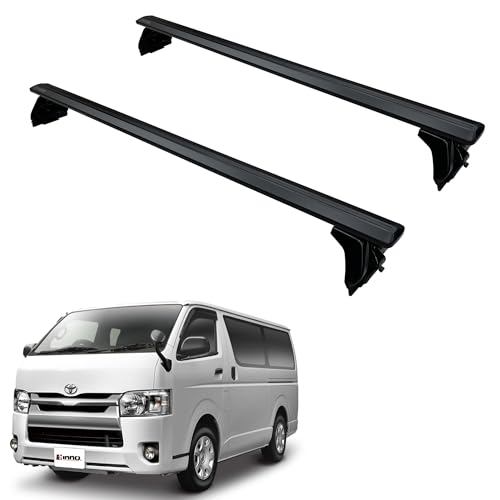 カーメイト(Carmate) inno(イノー) 車種別 エアロベースセット ドリップタイプ ハイエース H16.8～（ H2##系 ） 標準ボディ 標準ルーフ/レジアスエース H16.8～R2.4（ H2##系 ）標準ボディ 標準ルーフ 専用 2本 ベースステー ベーシックステー 一体感 システムキャリア ルーフキャリア ベースキャリア XD202 最後 画像