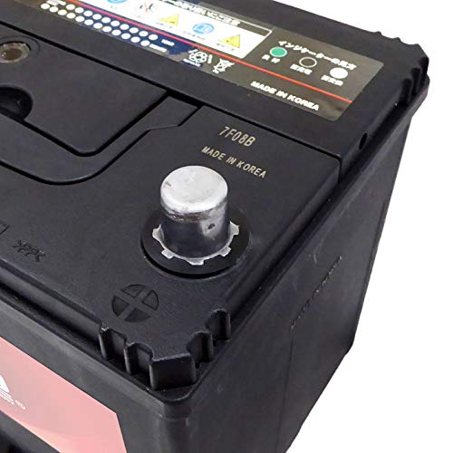 SUPER NATTO （スーパーナット）自動車用バッテリー（充電制御車対応)90D23L バッテリー無料回収チケット付き (55D23L,60D23L,65D23L,70D23L,75D23L,80D23L,85D23L,90D23L,95D23L互換) (長寿命・2年保証付き) 中間 画像