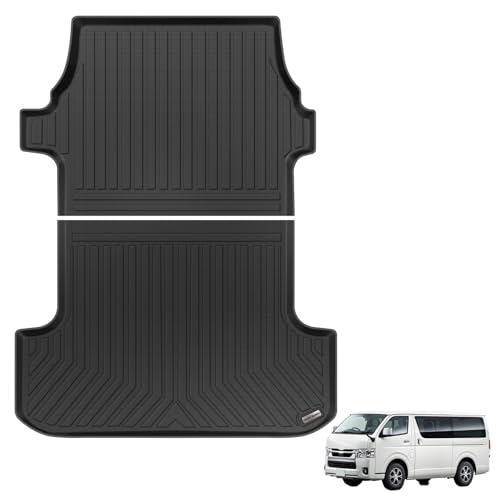 [自動車整備士監修] クラフトワークス ハイエース 200系 ラゲッジマット 車 防水 [丸洗い可能] [ピッタリフィット] 3D マット 車種専用 内装 アクセサリー CRAFT WORKS ラゲッジ 1型 2型 3型 4型 5型 6型 7型 8型 標準型 【B】 画像1