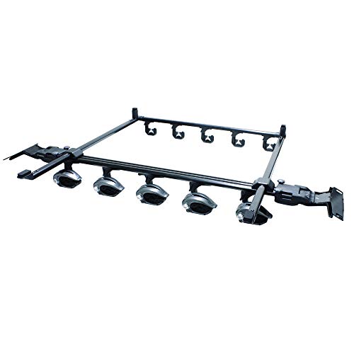 槌屋ヤック(Tsuchiya Yac) 車種専用品 80系ノア・ヴォクシー・エスクァイア専用 スマートロッドホルダー 5本用 ブラック 奥行き79×幅113×高さ15.8cm U-NV1F 1枚目 画像