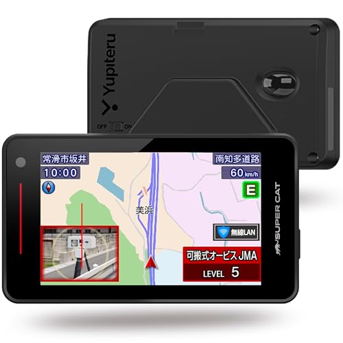 2025年モデル ユピテル(Yupiteru) YK-2100互換品レーザー&レーダー探知機 SUPER CAT WRA2100 無線LAN搭載 フルスペック プリアラート MSSS JMA LSM 3.6インチワンボディ 日本製 簡易パッケージ&取説ダウンロード 1枚目 画像