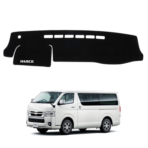 SAWAKAKI トヨタ ハイエース 200系 標準ボディ 専用 ダッシュボードマット 日焼け防止 劣化防止 保護マット ポリエステル素材 滑り止め ロゴ付き アクセサリー 内装 カスタムパーツ 画像1