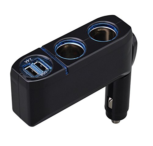 セイワ(SEIWA) 車内用品 シガーソケット増設分配器 シガーソケット2連+USB2口 F276 ダイレクトソケット 最大72W/USB2.4A 1枚目 画像