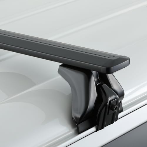 カーメイト(Carmate) inno(イノー) 車種別 エアロベースセット ドリップタイプ ハイエース H16.8～（ H2##系 ） 標準ボディ 標準ルーフ/レジアスエース H16.8～R2.4（ H2##系 ）標準ボディ 標準ルーフ 専用 2本 ベースステー ベーシックステー 一体感 システムキャリア ルーフキャリア ベースキャリア XD202 中間 画像