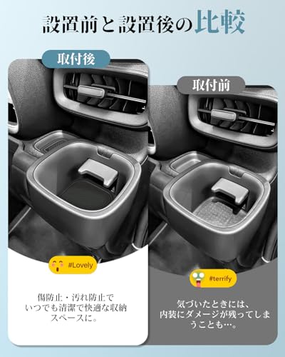 ruiya 【2025.8MC以後専用】 新型 シエンタ 10系 3代目 専用 ラバーマット 滑り止めマット ドアポケット 新型シエンタ インテリアラバーマット シエンタ 10系 アクセサリー シエンタ10 内装パーツ ポケットマット 19枚 キズ防止 ノンスリップ 滑り止め 防音 ゴム ノイズ軽減 カスタム パーツ(黒) 中間 画像