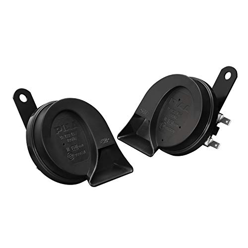 PIAA(ピア) 車用 ホーン 400Hz+500Hz 重低音ホーン 高級セダンサウンド 112dB 2個入 渦巻き型 保安基準適用品 アースハーネス同梱 HO-13 最後 画像