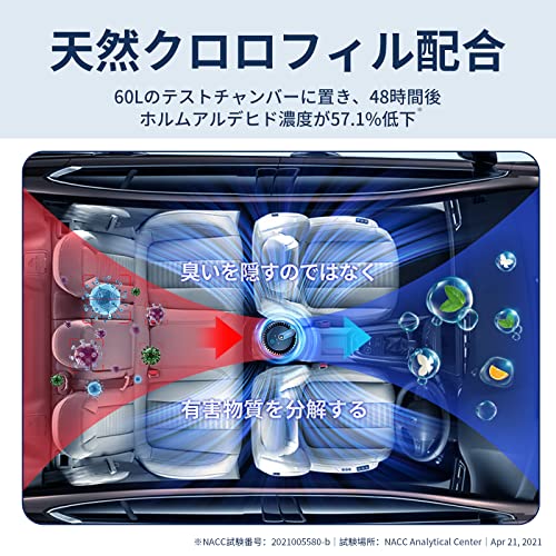 Ceeniu 車 芳香剤 F26/F39特製フレグランスリフィル 45ML ホワイトムスクの香り 天然植物抽出物 長持ち 車 消臭 ディフューザー Car Fragrance 中間 画像