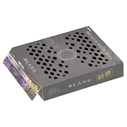 カーメイト(Carmate) 車用 消臭 芳香剤 【目立たない シート下 設置 特濃 & 大容量】 ブラング ブースター 置き型 【 プレミアム ホワイトムスク 】 長持ち 強力 調整可能 ブラック 350g G1902 1枚目 画像