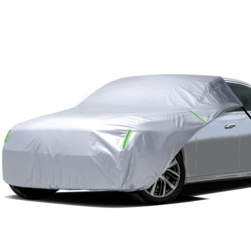 ANBEN ボンネットカバー 車カバー ハーフ 半分自動車カバー フロントガラスカバー ボンネット保護カバー 自動車ボンネットカバー 裏起毛タイプ フロント ヘッドライト劣化 日焼け防止 防塵防雪防水防紫外線 四季対応 (一般車用CH-Lサイズ) 画像1