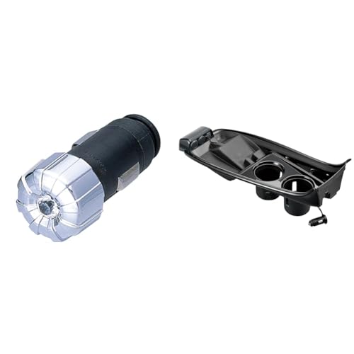 【セット買い】 カーメイト(Carmate) 車用 LED イルミネーション プラグタイプ ホワイト/車用 コンソールカバー プリウス50系用 (ZVW5#系) 増設電源付き LZ35 + CX500 画像1