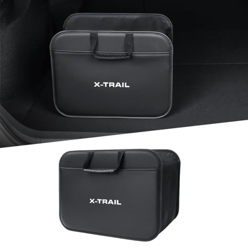 エクストレイル 適用 車 トランクボックス 大容量 折り畳み可能 エクストレイル T31 T32 T33 対応 トランク ラゲッジルーム ポケット付き 防水 車用 収納ボックス 持ち手付き カー 収納ケース トランクオーガナイザー 耐久性良い(エクストレイル 適用) 画像1