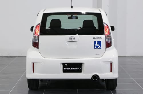 （道路交通法適合品）国際シンボルマーク【マグネット】 耐水！耐光！光反射！（介護、車椅子マーク マグネットタイプ 身体障害者表示） (２枚セット) 中間 画像